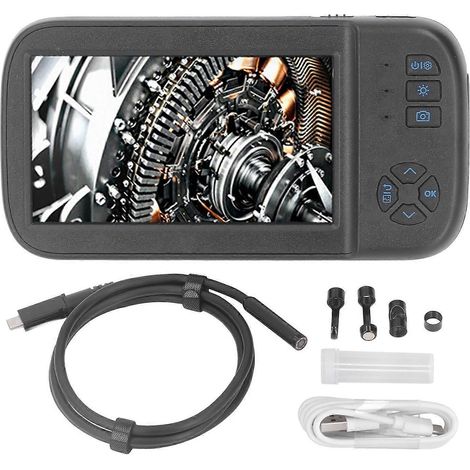 Endoskop mit 8-mm-Kamera, 4,5-Zoll-Display, 2-MP-Boreskop (1920 x 1080 Pixel) und 6 LEDs für Inspektionszwecke