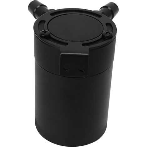 2x Récupérateur d'Huile avec Valve de Vidange 300ml, Réservoir à Déflecteur en Alliage d'Aluminium Universel (1/5)