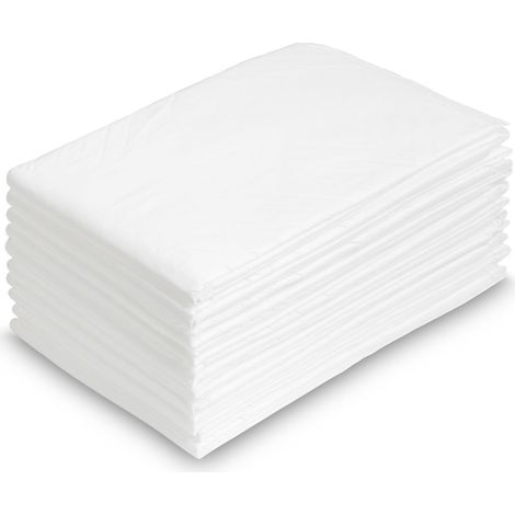 Serviettes hygiéniques jetables de qualité supérieure 60 x 90 mm, paquet de 10 unités (1/5)