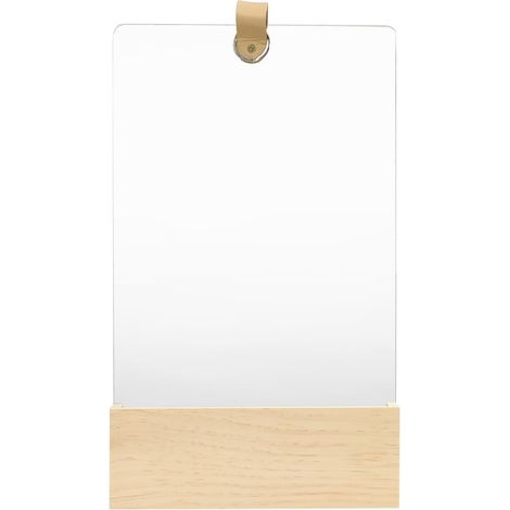 Wandspiegel Kiefer Massivholz 23x39,5 cm