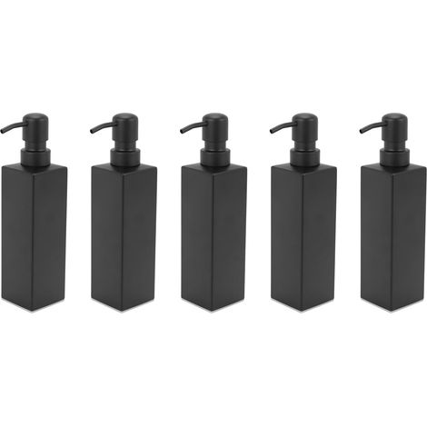 Handmade Stainless Steel Black Liquid Soap Dispenser