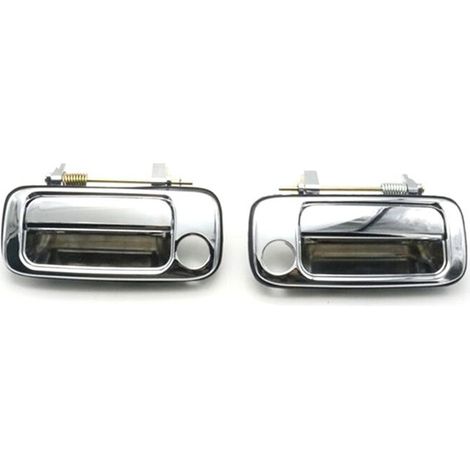 Manija exterior delantera izquierda y derecha para puerta de automóvil, números de pieza 69210-60010 y 69220-60010, para Land Rover 80 LC80 (1991-1997).