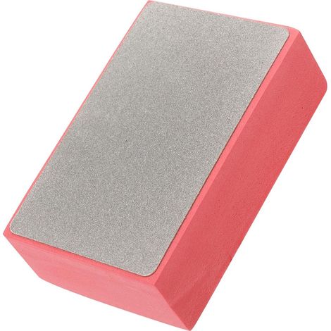 Tampon de Polissage Diamanté Léger pour Carrelage et Béton, Disque de Ponçage en Éponge 90x55mm, pour Finition Manuelle Précise (1/5)
