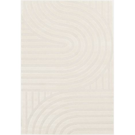 Tappeto interno con archi color crema