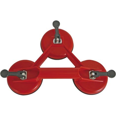 Toolland Saugheber, 3 Saugnäpfe, Durchmesser 115 mm, Tragkraft 33-100 kg (1/5)