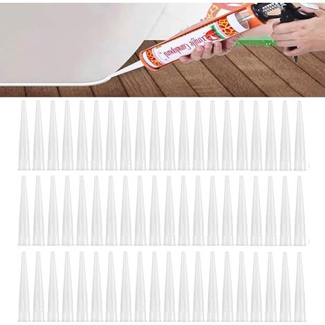 60 Pcs Replacement Silicone Nozzle Tips Cartridge Tips Silicone Nozzles for Kitchen and Home (1/5)