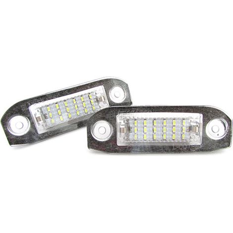 Kit Luci Targa Led Volvo S80 XC90 S40 V60 XC60 S60 C70 XC70 V70 V50 Bianco Freddo Lunare (1/3)