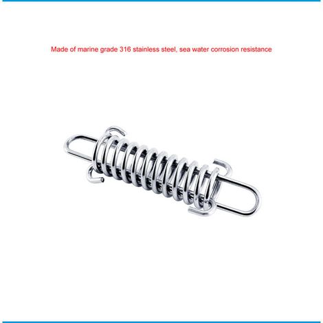 Amortisseur De Tension Pour Câble D'amarrage Bateau En Acier Inoxydable 316 3mm (1/4)