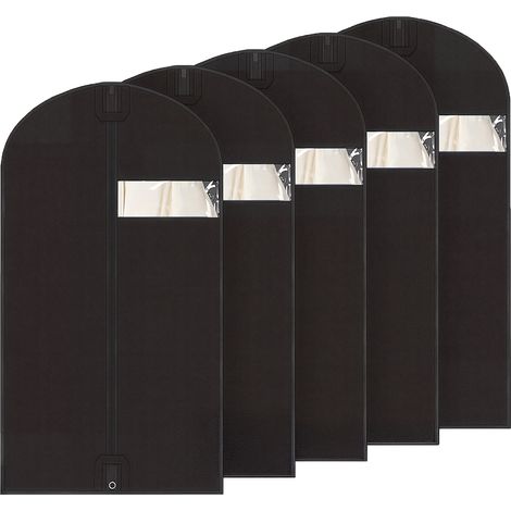 Baggi Kleidersäcke-Set, 100 x 60 cm, 5-teilig, schwarz (1/5)