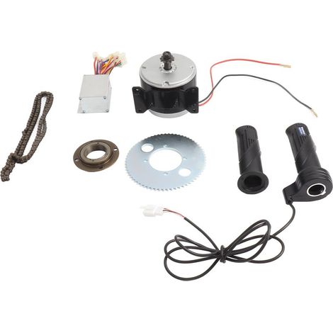 Ensemble de contrôleur de moteur de cyclisme électrique, alliage d'aluminium brossé à grande vitesse pour la Conversion 24V 250W (1/5)