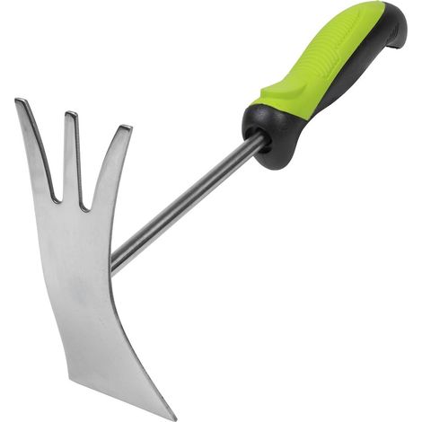 Sealey GTSG022 2-In-1 Garden Hand Tool with Soft Grip Handle & Stainless Steel Tines/Blade (1/2)