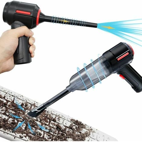 Aspirateur d'ordinateur 3 en 1, souffleur d'air comprimé, aspirateur portable sans fil, aspirateur de voiture rechargeable, kit de nettoyage pour mini clavier, aérosol de pulvérisation électrique (1/5)