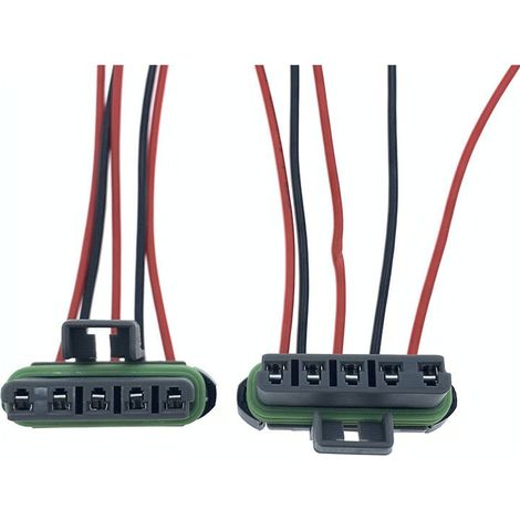 Applicable à la résistance de ventilation, à la résistance de régulation de vitesse du climatiseur, à la résistance de chauffage, au connecteur (fiche et fil) des Chevrolet Aveo et Trax -- JB1366-5P