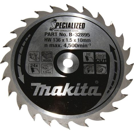 Makita Sägeblatt SPECIALIZED 136x10x24Z (1/2)