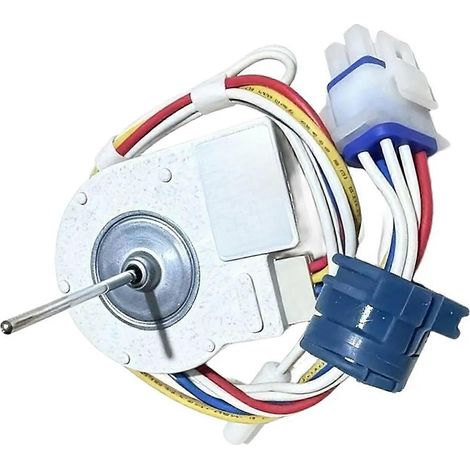 Kit moteur de ventilateur d'évaporateur de réfrigérateur WR60X10307 comprenant faisceau de câblage et thermistance pour remplacement multimarque multicolore (1/4)
