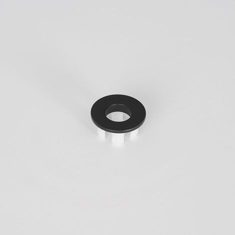 Milano Bathroom Basin Sink Round Overflow Ring - Black (1/3)