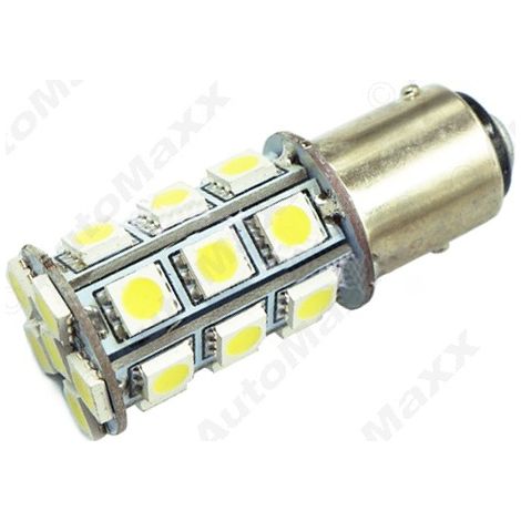 BAY15D 1157 5050-24 LED Brake Light 1157 Car LED Turn Signal Light White (1/4)