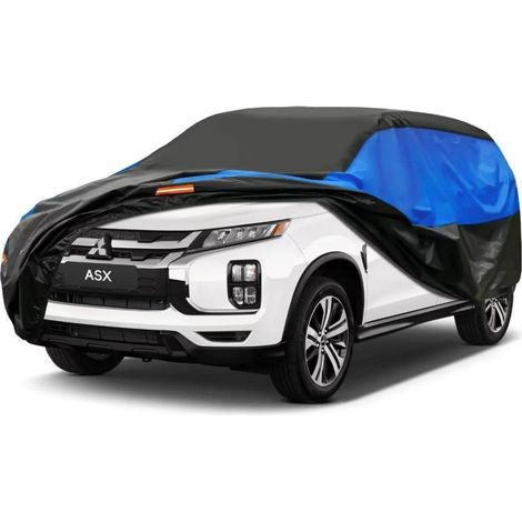 Bâche auto imperméable respirante pour Mitsubishi ASX (2010-2024) Noir Bleu (1/5)