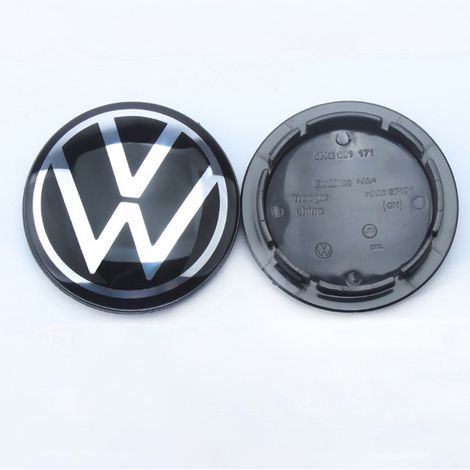 4-teiliger Radkappensatz (66 mm) für Volkswagen, Felgenkappen mit Logo, Tuning-Zubehör für Autoräder