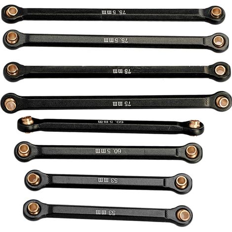 Leichtes CNC-gefrästes RC-Aufhängungsset aus Aluminiumlegierung für 1/18 Traxxas RC-Cars (schwarz) (1/4)