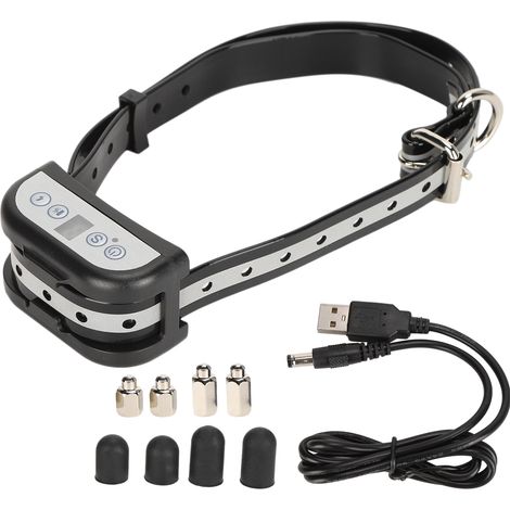 Collare di addestramento automatico antiabbaio per cani con luce LED a sensibilità regolabile per fermare l'abbaio (1/5)