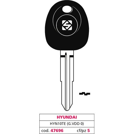 Silca CHIAVE PER AUTO HYN10TE (G. VDD 0) HYUNDAI 5.00 pz