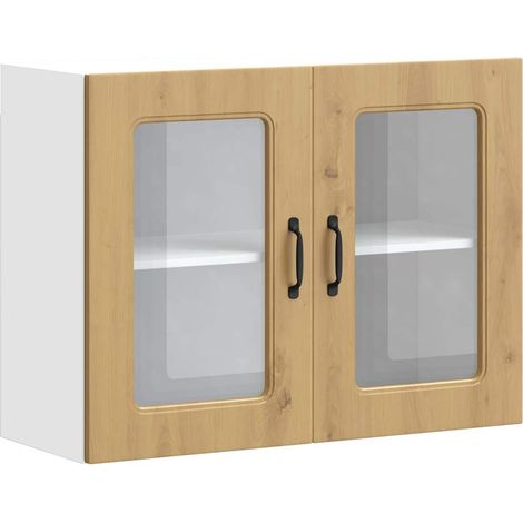 Maison Exclusive - Armario de cocina de pared con puerta de crist