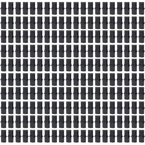 Pince À Film - 200 Pièces - Pour Fixation De Films Plastiques De Serre Et Toiles Légères - Jardin Et Travaux Temporaires