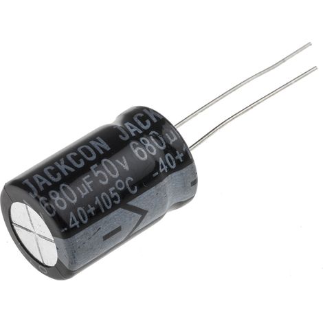 Condensateur RS PRO 680µF, 50V c.c.
