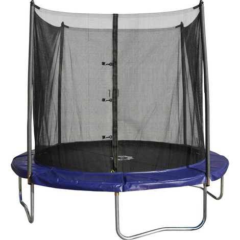 Trampolino Tappeto Elastico Diametro 185 Jumping per Bambini Rete da Giardino
