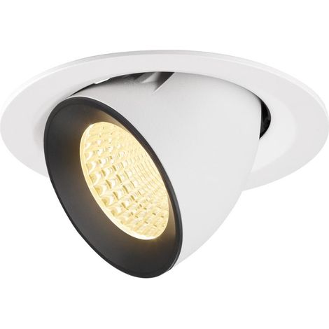 Spot encastré Numinos Gimble M blanc/noir 3000K - 55 deg - 1009574