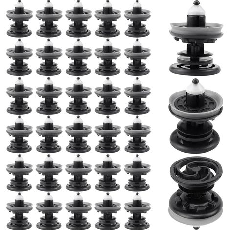 30 pezzi 7l6868243 Clip di plastica per finiture interne auto per pannelli delle portiere compatibili con Golf 5 6 7 T4 T5 Passat Polo Skoda Caddy Audi A4 A5 A6