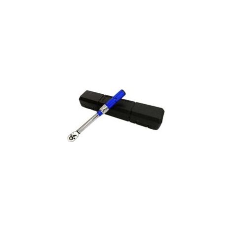 Alovez – Clé dynamométrique 1/4' 5-25Nm – Micro réglage 0,2Nm – Précision ± 3% – Tête à cliquet réversible – Construction robuste en acier chrome-molybdène