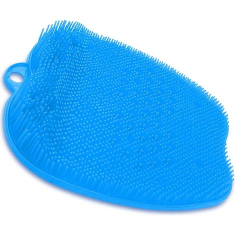 Masseur et exfoliant pour les pieds sous la douche - Améliore la circulation sanguine et réduit les douleurs - Soulage les pieds fatigués et douloureux et les nettoie en profondeur - Antidérapant grâc (1/5)