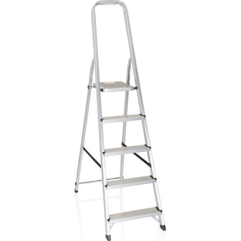 Klappleiter SOLID III Aluminium 5 Stufen hjh OFFICE