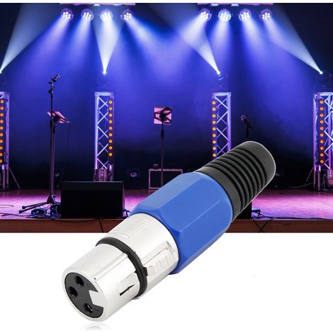 20 Pièces Connecteur XLR Femelle 3 Pins pour Équipement Audio, Enregistrement et Événements (1/5)