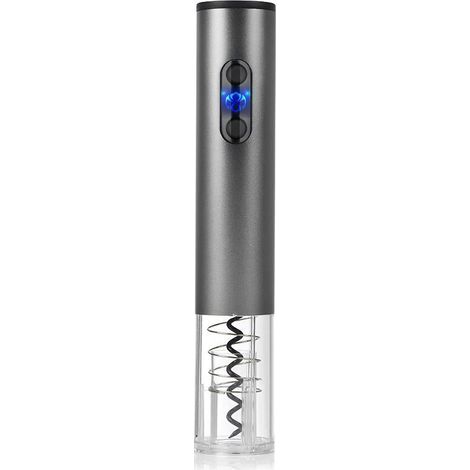 Apribottiglie elettrico, cavatappi automatico in acciaio inox per amanti del vino, ricaricabile e senza fili, con chiusura sottovuoto e taglia-capsule. (1/5)