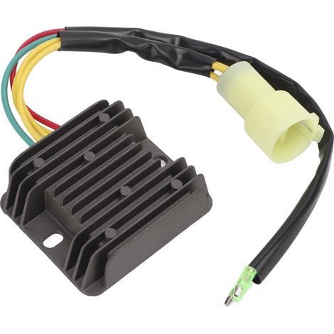 Régulateur de tension Moto 5 Fils 12V Alliage Redresseur de Tension Remplacement pour TRX300 FOURTRAX 1993-2000 (1/5)