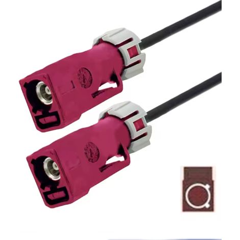 Presa per cavo Fakra D impermeabile RG174 2m