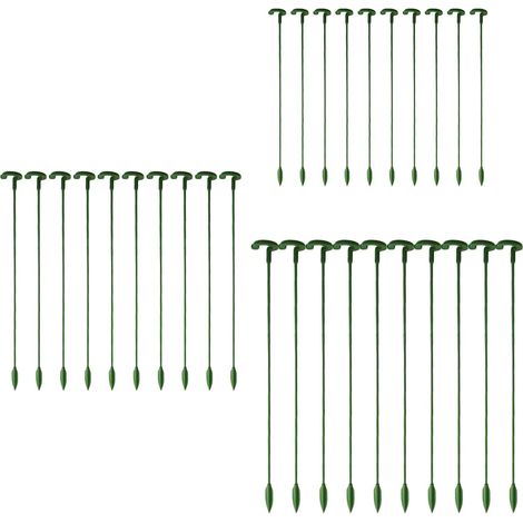 30 Stück Gartenpflanzenstecker, einzelne Stiele, Blumenstecker, Orchidee, Pfingstrose, Lilie, Rose (1/5)