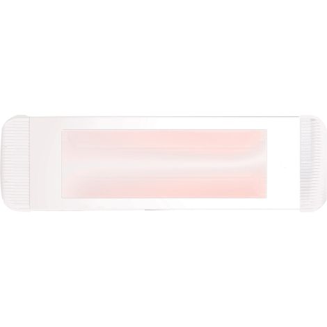 Stufa Elettrica ad Infrarossi 80x25x7,5 cm da Parete 1800W Moel Aaren Bianco