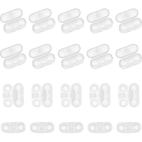 60 Stück durchsichtige Ersatz-Kettenverbinder aus Kunststoff für Kugelketten an 10- oder 6-Zoll-Rollos und Vertikaljalousien (1/5)