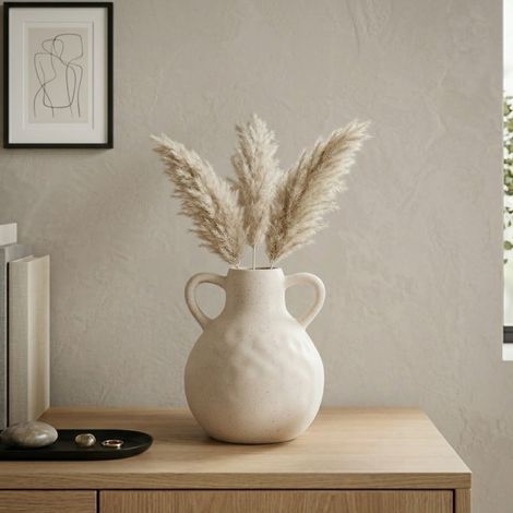 Scandi Dotted 2 Handles Vase (1/2)