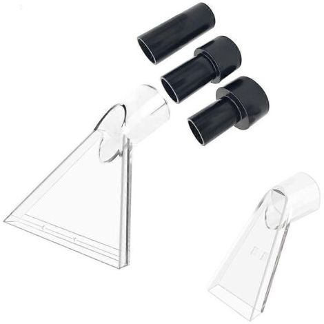 LAN Accessoire d'extraction transparent pour aspirateur de tapis avec adaptateurs de 2-1/2 po, 1-7/8 po et 1-1/4 po buse de nettoyage pour tapis et canapés (1/5)