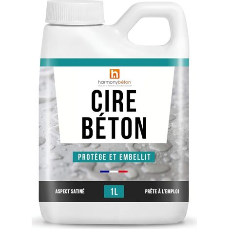 Cire - Lustrant pour béton - 1 L - Harmony Béton (1/3)
