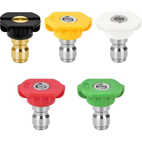Buse de pistolet à eau 5 couleurs par ensemble ouverture 1,2 mm (1/2)