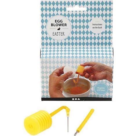 Outils pour décorer les œufs de Pâques - KNORR prandell - Blas-Fix - Jaune/Vert - 3 pièces - Mixte (1/2)