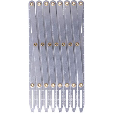 Aluminum sewing gauge, adjustable length, multifunctional, rustproof, DIY curtain accessories for home (1/5)