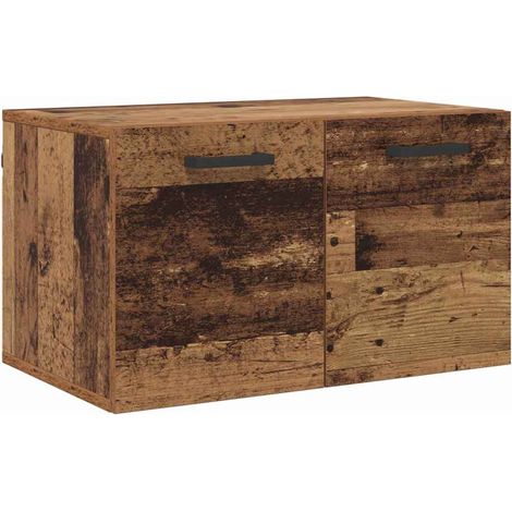 Maison Exclusive - Mobiletto a muro Legno vecchio 60 x 36,5 x 35 cm