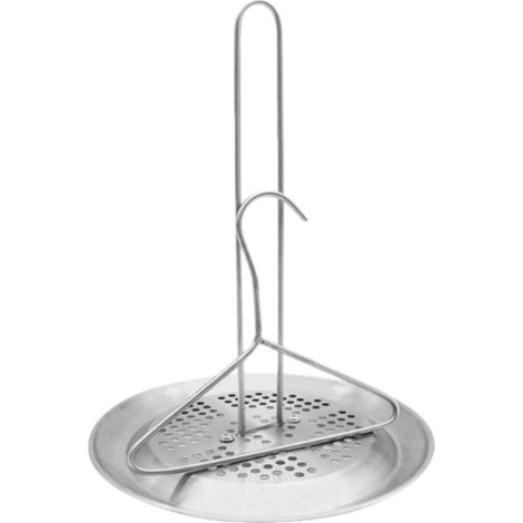 kit de soporte para freidora de pavo, acero inoxidable 304, gancho para aves, bandeja recolectora de grasa, hornos para exteriores (1/5)